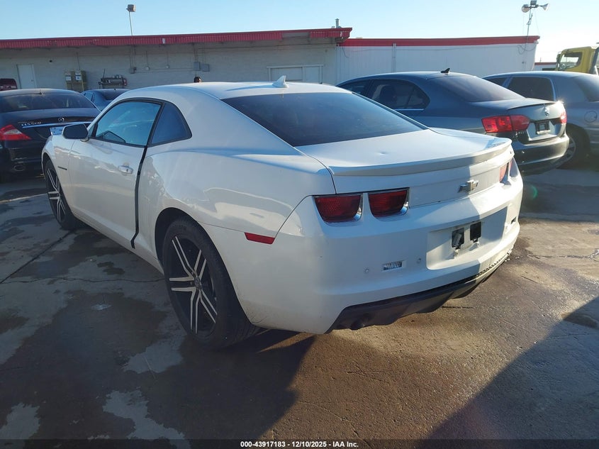 2012 Chevrolet Camaro 3.6 1Lt white Lot 111043917183 Vin 2G1FB1E32C9138543