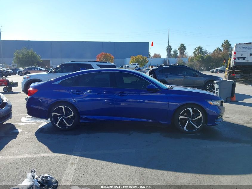 2018 Honda Accord Sport VIN: 1HGCV1F33JA193750 Lot: 43917224