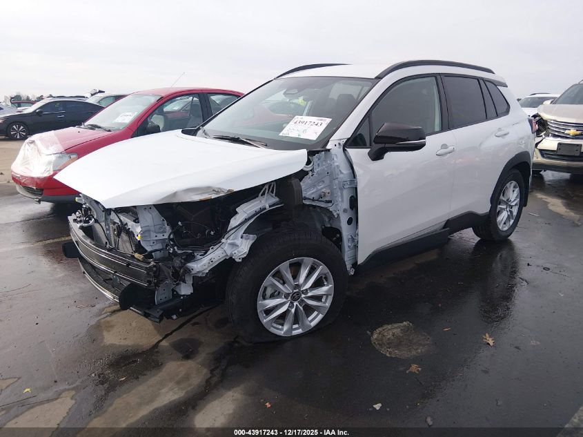 2025 Toyota Corolla Cross Le VIN: 7MUCAAAG7SV144971 Lot: 43917243