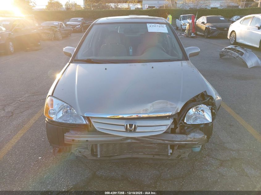 2002 Honda Civic Ex VIN: 2HGES26732H572941 Lot: 43917256