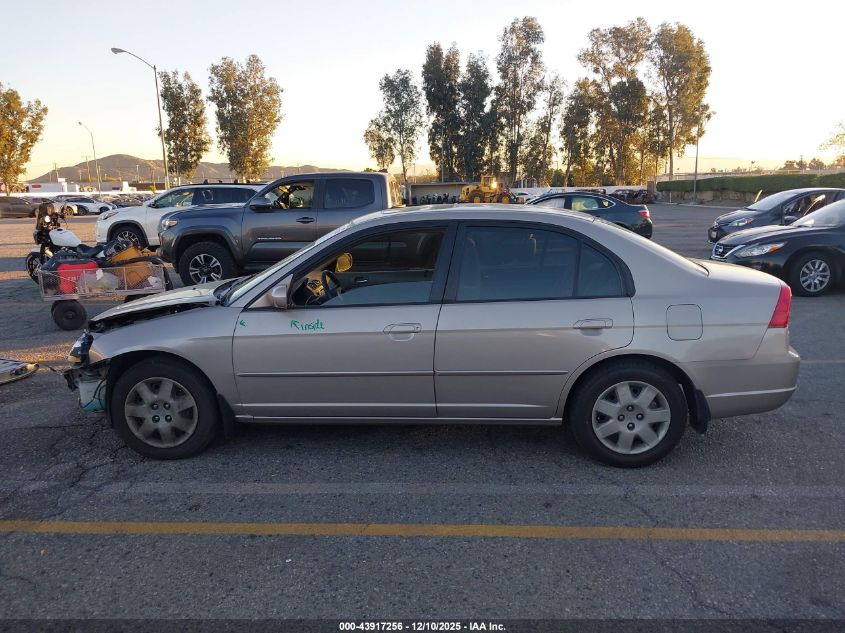 2002 Honda Civic Ex VIN: 2HGES26732H572941 Lot: 43917256