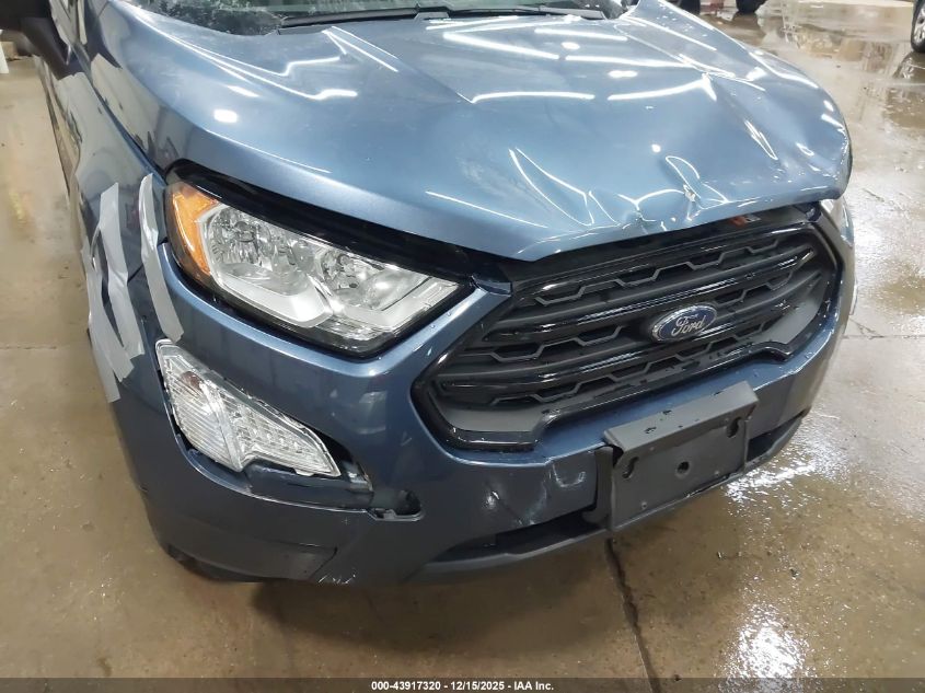 2022 Ford Ecosport S VIN: MAJ6S3FL6NC471587 Lot: 43917320