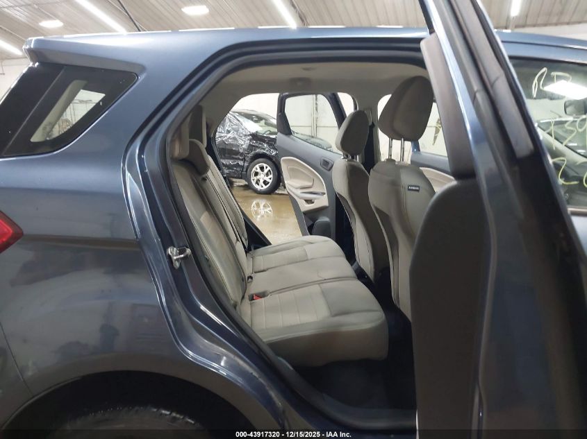 2022 Ford Ecosport S VIN: MAJ6S3FL6NC471587 Lot: 43917320