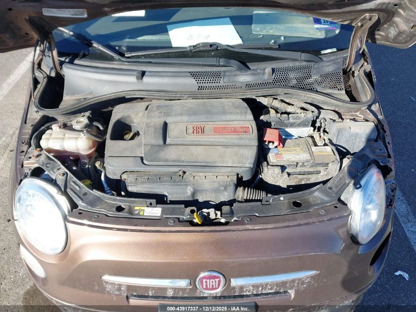 2015 Fiat 500 Pop VIN: 3C3CFFAR1FT678140 Lot: 43917337