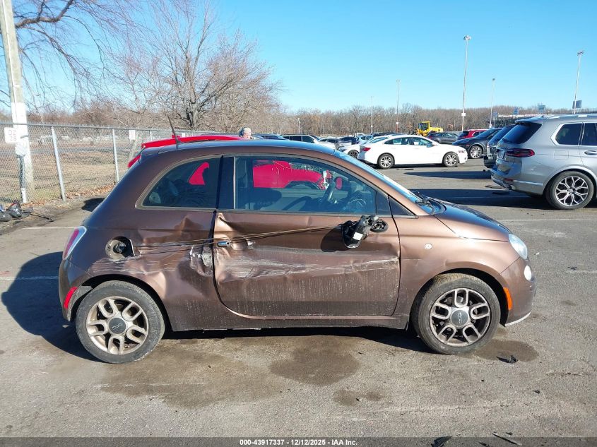 2015 Fiat 500 Pop VIN: 3C3CFFAR1FT678140 Lot: 43917337