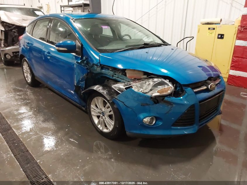 2012 Ford Focus Sel VIN: 1FAHP3M22CL161275 Lot: 43917351