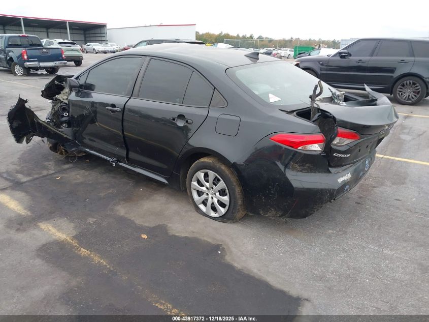 2021 Toyota Corolla Le VIN: 5YFEPMAE8MP186143 Lot: 43917372