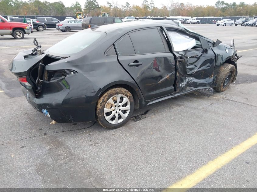 2021 Toyota Corolla Le VIN: 5YFEPMAE8MP186143 Lot: 43917372