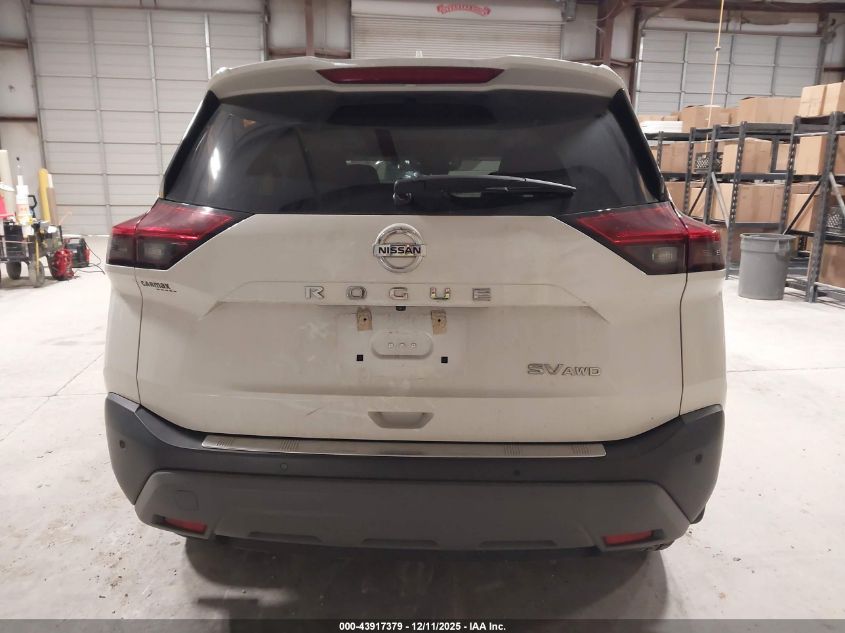 2021 Nissan Rogue Sv Intelligent Awd VIN: 5N1AT3BB3MC720999 Lot: 43917379