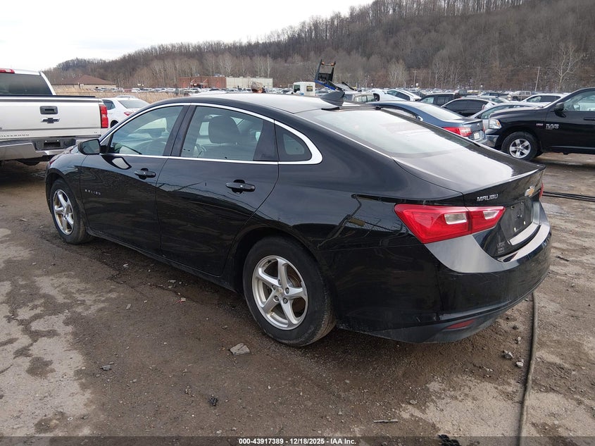 VIN 1G1ZB5ST4JF254422 2018 CHEVROLET MALIBU 1LS