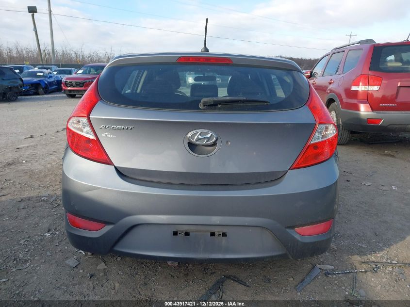2015 Hyundai Accent Gs VIN: KMHCT5AEXFU230279 Lot: 43917421