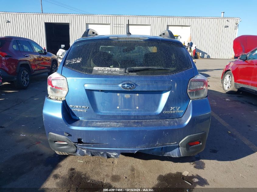 2014 Subaru Xv Crosstrek Hybrid 2.0I Touring VIN: JF2GPBKC7EH315577 Lot: 43917455
