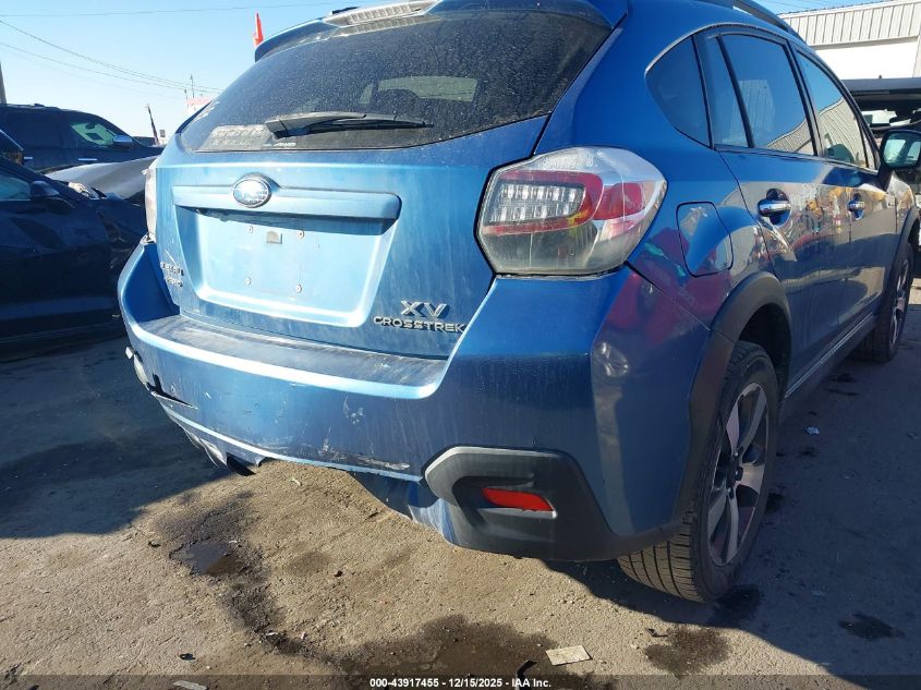 2014 Subaru Xv Crosstrek Hybrid 2.0I Touring VIN: JF2GPBKC7EH315577 Lot: 43917455