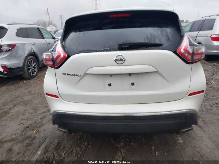 2016 Nissan Murano S VIN: 5N1AZ2MG9GN127433 Lot: 43917461