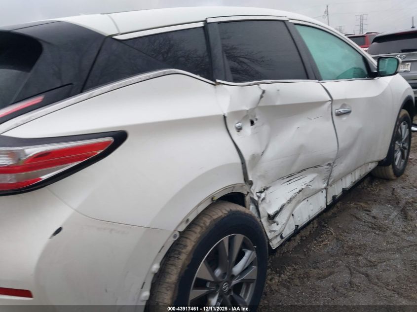 2016 Nissan Murano S VIN: 5N1AZ2MG9GN127433 Lot: 43917461