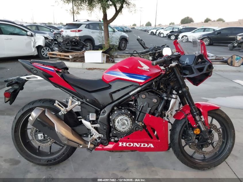 2025 Honda Cbr500 Ra VIN: MLHPC7053S5101594 Lot: 43917462