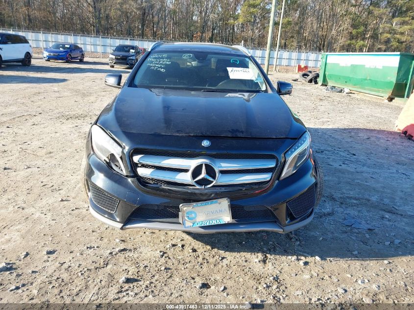 2015 Mercedes-Benz Gla 250 4Matic VIN: WDCTG4GBXFJ040977 Lot: 43917463