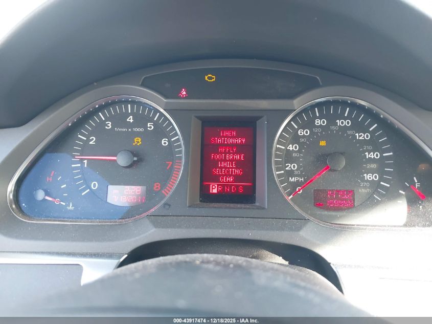 2006 Audi A6 3.2 VIN: WAUDH74F16N098854 Lot: 43917474