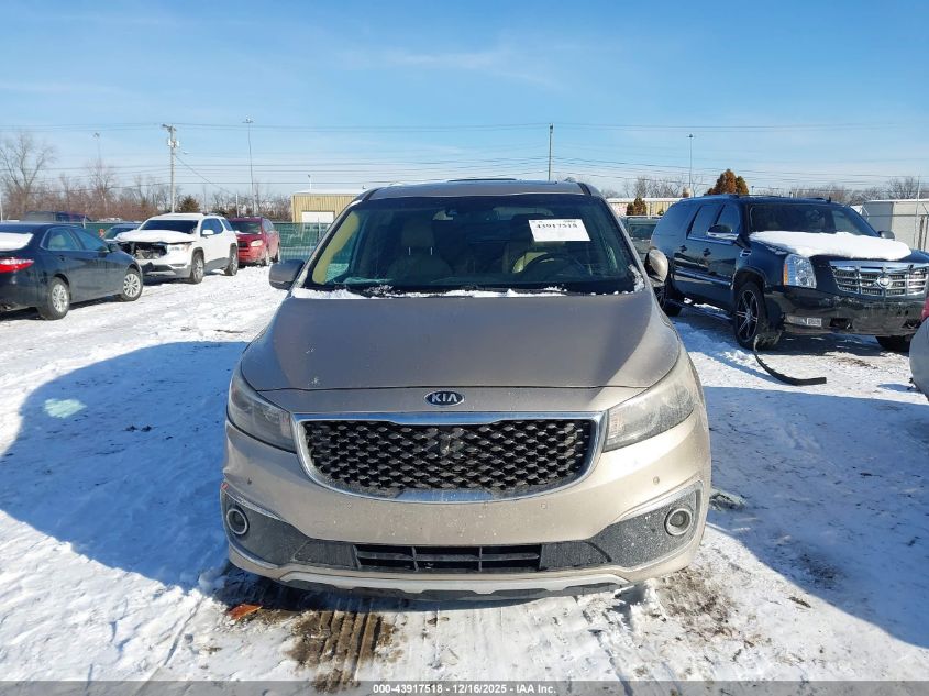 2015 Kia Sedona Sx Luxury VIN: KNDME5C13F6027669 Lot: 43917518