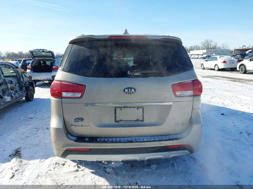 2015 Kia Sedona Sx Luxury VIN: KNDME5C13F6027669 Lot: 43917518