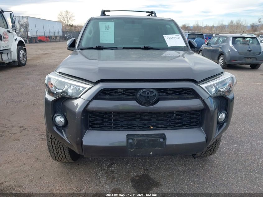 2018 Toyota 4Runner Sr5 VIN: JTEBU5JR7J5586980 Lot: 43917520