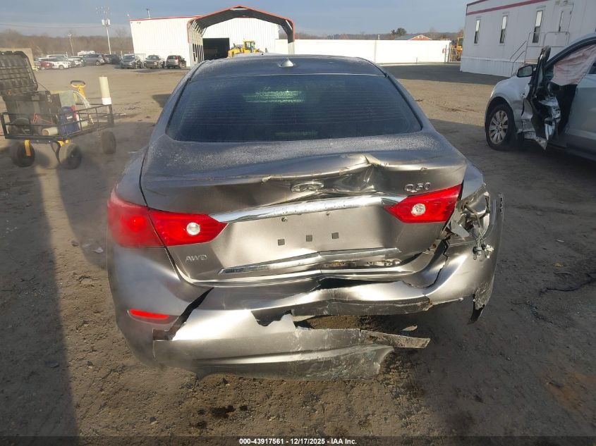 2014 Infiniti Q50 Premium VIN: JN1BV7AR1EM704310 Lot: 43917561