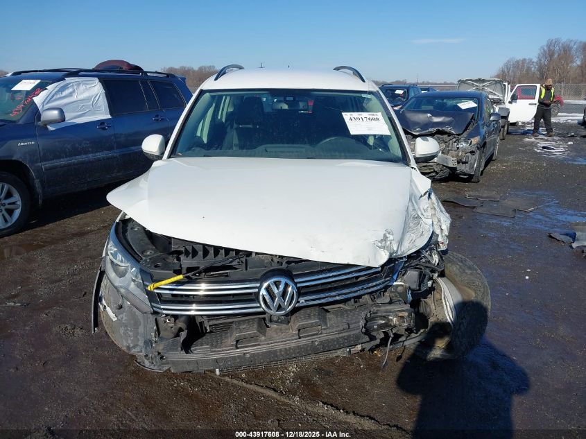 2016 Volkswagen Tiguan S VIN: WVGAV7AX6GW603550 Lot: 43917608