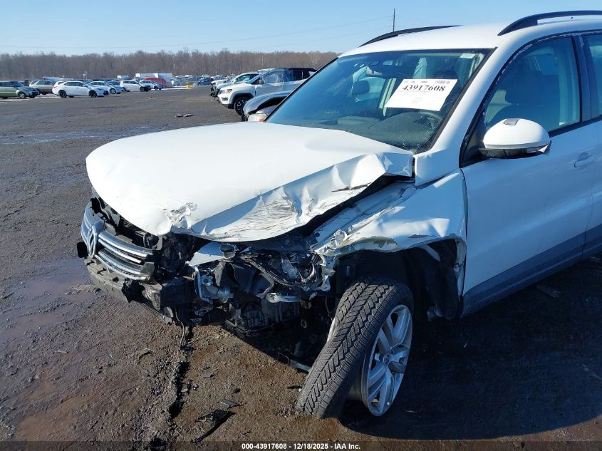 2016 Volkswagen Tiguan S VIN: WVGAV7AX6GW603550 Lot: 43917608
