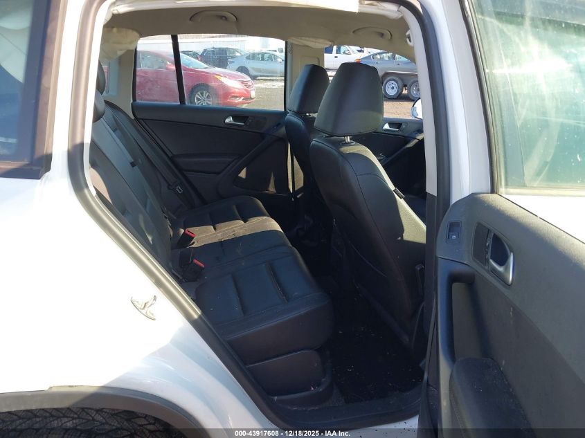 2016 Volkswagen Tiguan S VIN: WVGAV7AX6GW603550 Lot: 43917608