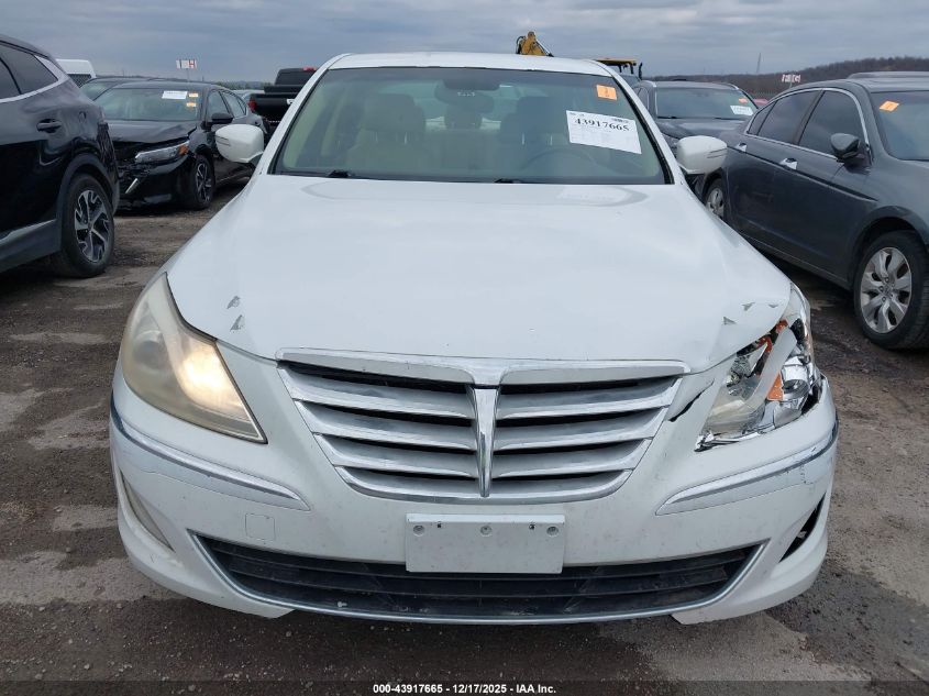 2012 Hyundai Genesis 3.8 VIN: KMHGC4DD3CU190623 Lot: 43917665