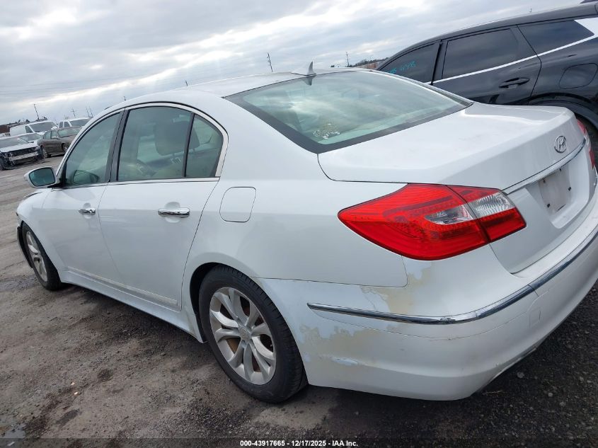 2012 Hyundai Genesis 3.8 VIN: KMHGC4DD3CU190623 Lot: 43917665