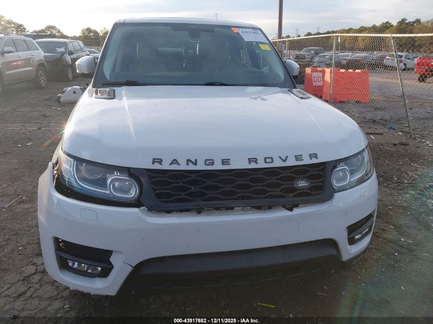 2014 Land Rover Range Rover Sport 3.0L V6 Supercharged Hse VIN: SALWR2WFXEA349202 Lot: 43917682