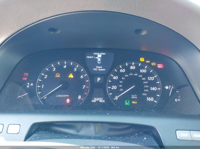 2007 Lexus Ls 460 VIN: JTHBL46F575046745 Lot: 43917688