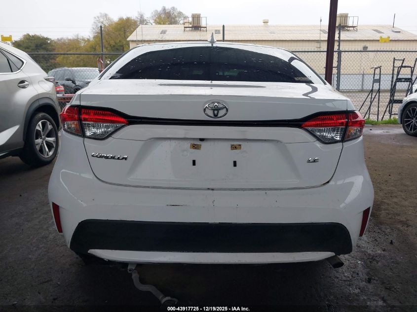 2021 Toyota Corolla Le VIN: 5YFEPMAE0MP175301 Lot: 43917725