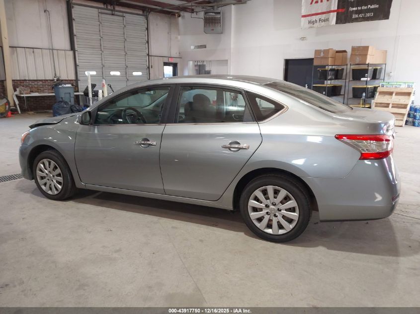 2014 Nissan Sentra Sv VIN: 3N1AB7AP5EY256752 Lot: 43917750