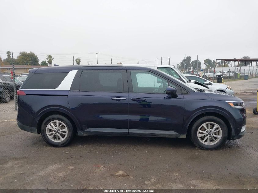 2024 Kia Carnival Mpv Lx Seat Package VIN: KNDNB4H35R6441669 Lot: 43917770