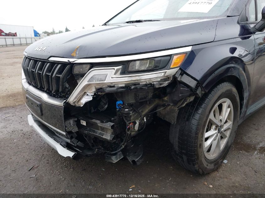 2024 Kia Carnival Mpv Lx Seat Package VIN: KNDNB4H35R6441669 Lot: 43917770