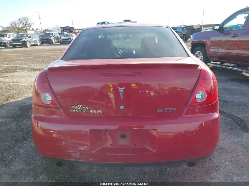 2006 Pontiac G6 Gtp VIN: 1G2ZM551164204516 Lot: 43917783
