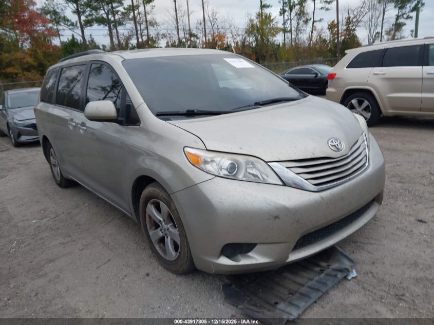 TOYOTA SIENNA LE 8 PASSENGER