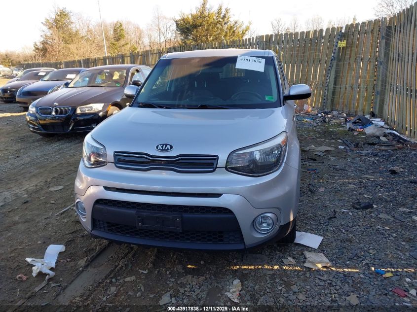 2018 Kia Soul + VIN: KNDJP3A5XJ7524650 Lot: 43917838