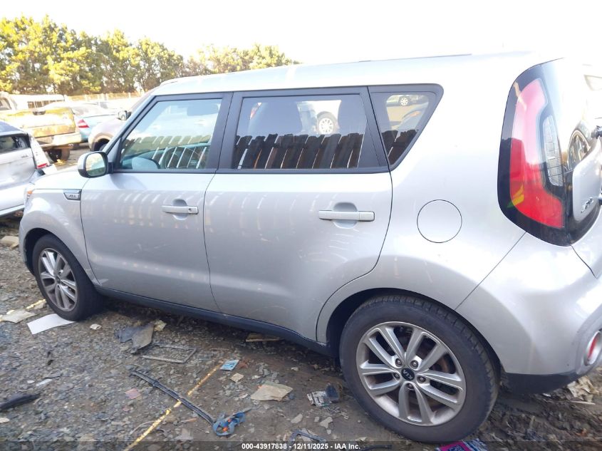 2018 Kia Soul + VIN: KNDJP3A5XJ7524650 Lot: 43917838
