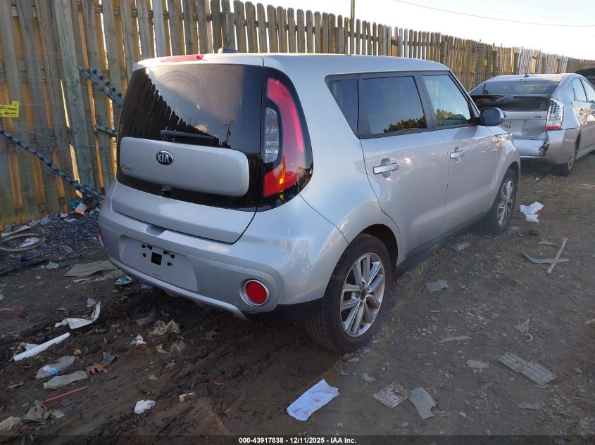 2018 Kia Soul + VIN: KNDJP3A5XJ7524650 Lot: 43917838