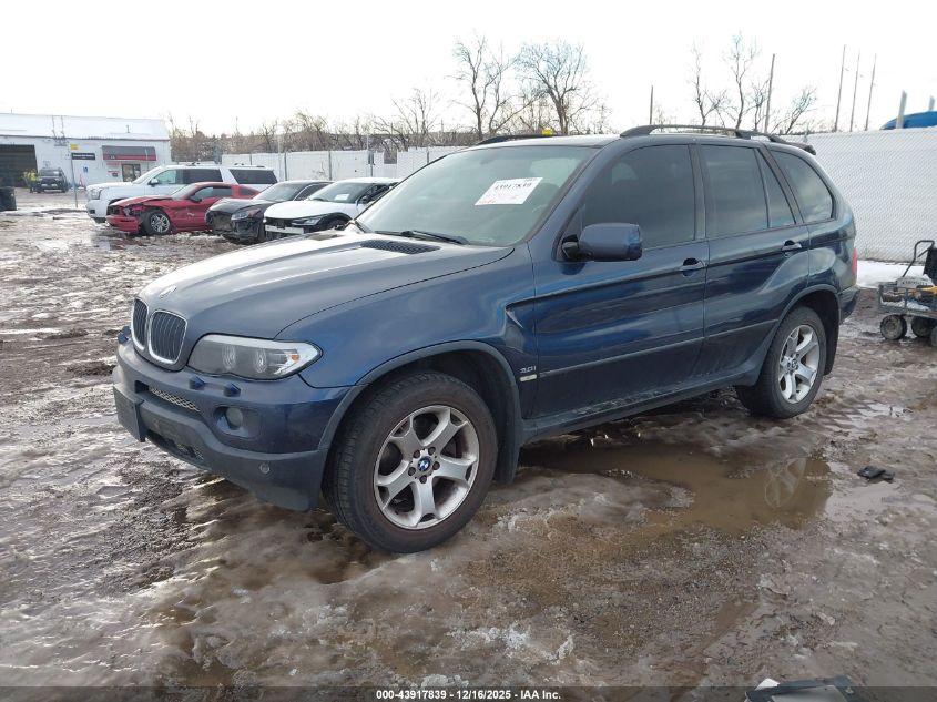 2004 BMW X5 3.0I VIN: 5UXFA13544LU22666 Lot: 43917839