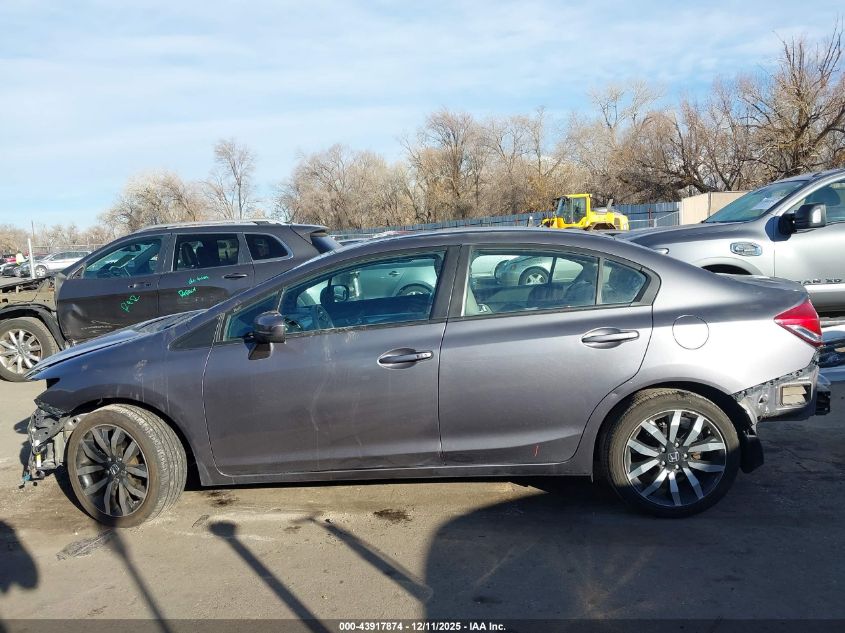 2015 Honda Civic Ex-L VIN: 19XFB2F90FE289595 Lot: 43917874