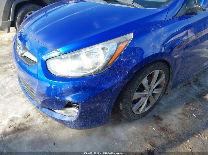 2013 Hyundai Accent Gls VIN: KMHCU4AE8DU424944 Lot: 43917927