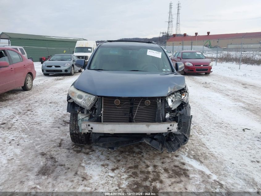 2013 Toyota Highlander Limited V6 VIN: 5TDDK3EH6DS182740 Lot: 43917932