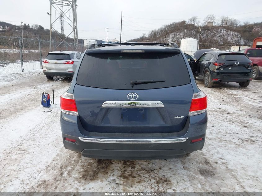 2013 Toyota Highlander Limited V6 VIN: 5TDDK3EH6DS182740 Lot: 43917932