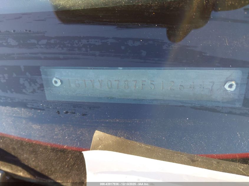 1985 Chevrolet Corvette VIN: 1G1YY0787F5126447 Lot: 43917936