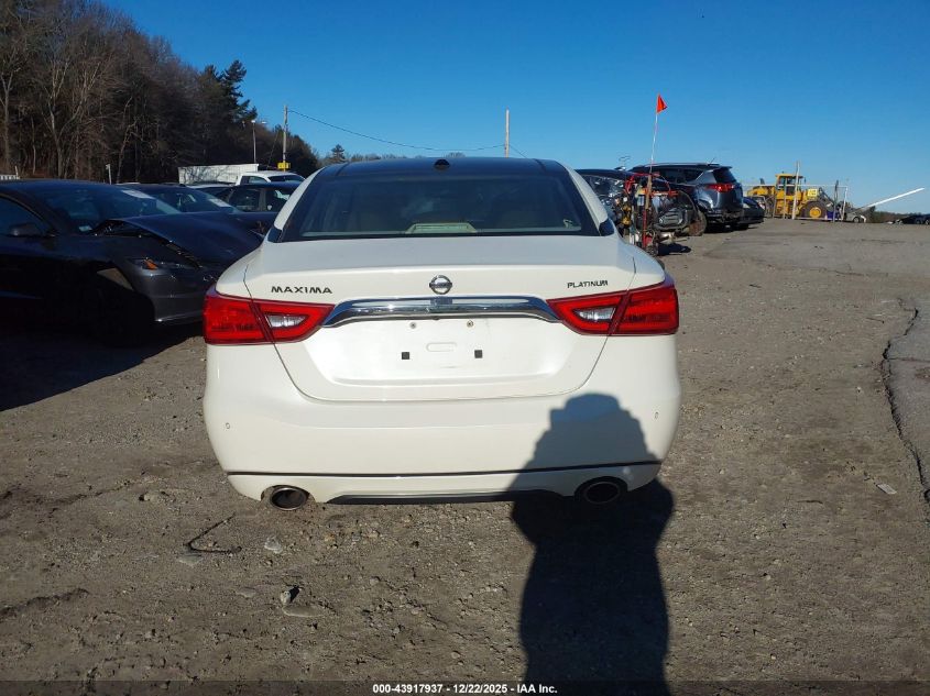 2017 Nissan Maxima 3.5 Platinum VIN: 1N4AA6AP5HC366066 Lot: 43917937