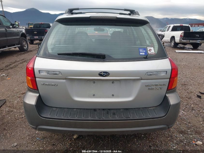 2006 Subaru Outback 2.5Xt VIN: 4S4BP68C564322037 Lot: 43917944